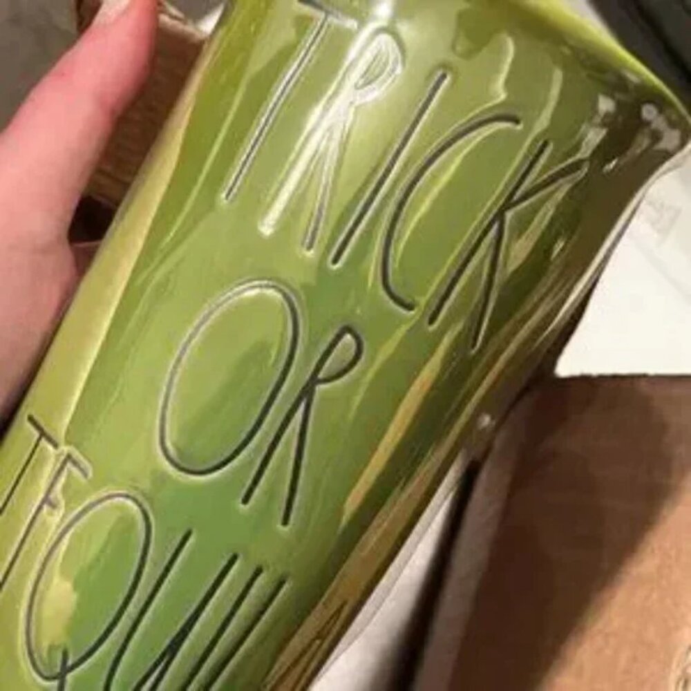 Rae Dunn Trick‎ or Tequila Ceramic Travel Mug New In Box Halloween Holiday (x)